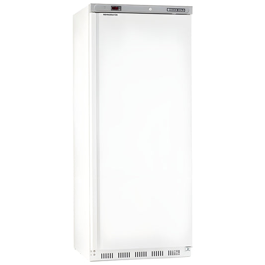 Maxx Cold Single Door Economy Reach-In Refrigerator, 23 cu. ft. Storage Capacity, in White - MXX-23RHC
