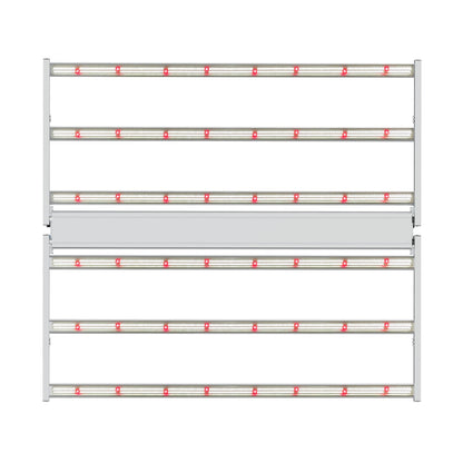 Medic Grow Fold-6 Full Cycle LED Grow Lights for Indoor Plants - 660W, 4X4, High PPFD, Full Spectrum, Onboard Dimmer, Daisy Chain