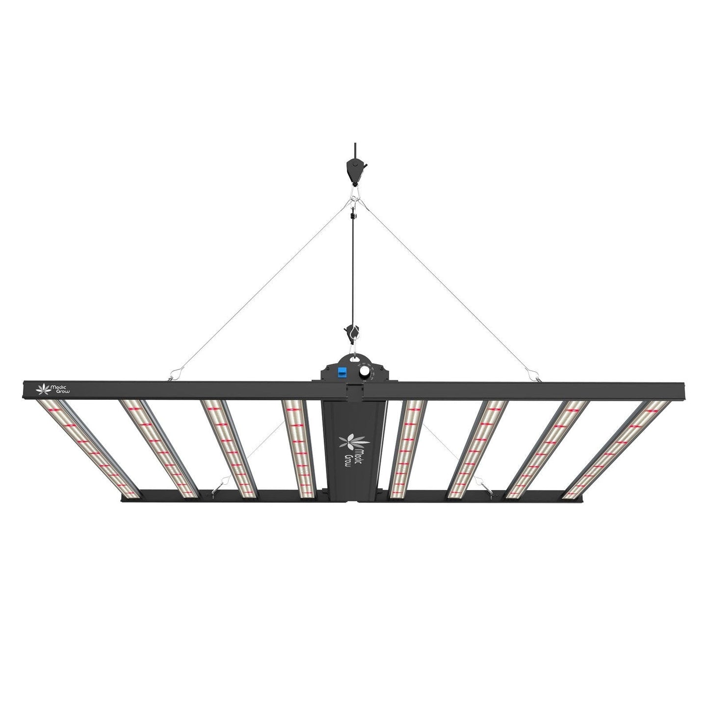 Medic Grow Fold-8 Full Spectrum LED Grow Lights for Indoor Plants - 760W, Full Spectrum, 4X4, 5X5, High PPFD, AC 110-277V