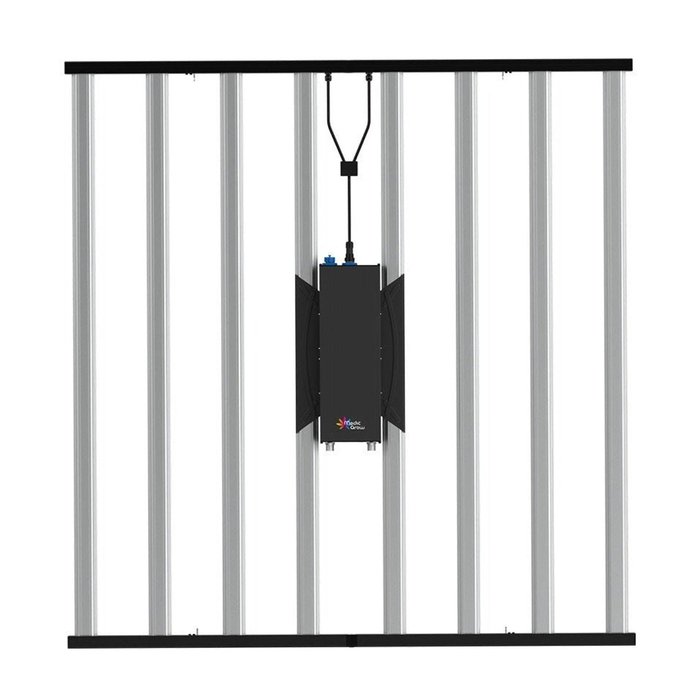 Medic Grow Spider-8i 720W Wireless Full Spectrum LED Grow Light - High PPFD, Covers 4x4 5x5, Wireless & Wired Signal Daisy Chain, Built-in Timer, Stepless Wireless / 0-10V Dimming