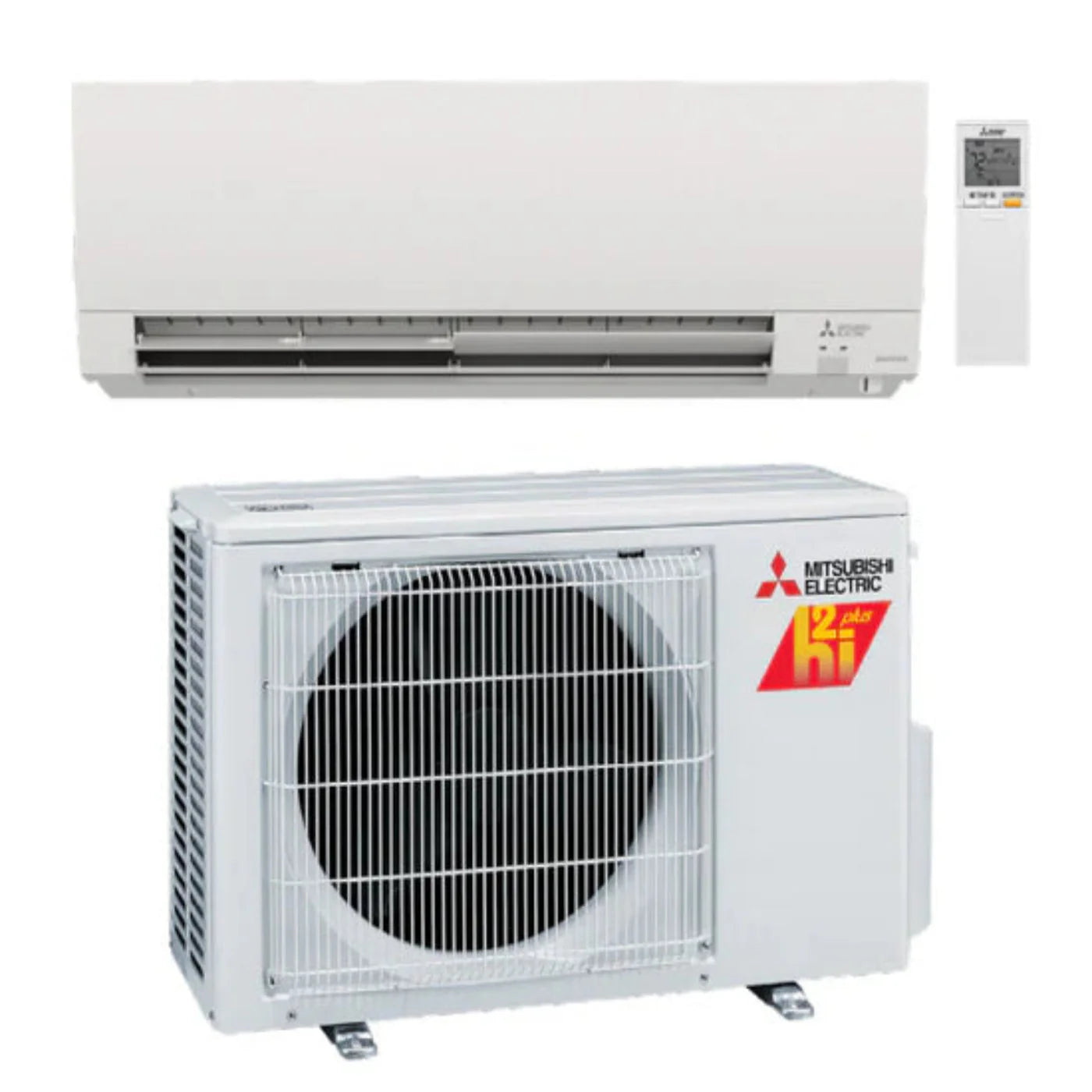 Mitsubishi MSZ-FS09NA & MUZ-FS09NA 29.8 SEER2 Hyper-Heating H2i System - R410A - MUZ-FS09NA+MSZ-FS09NA
