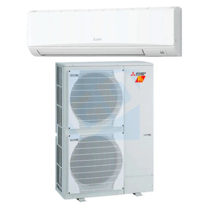 Mitsubishi 36,000 BTU Commercial Hyper Heat Wall Mounted Single Zone Heat Pump Unit (PKA-A36KA & PUZ-HA36NKA) - HA36NKA