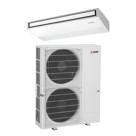 Mitsubishi 42,000 BTU Commercial Ceiling Suspended Single Zone Cooling Only System (PCA-A42KA8 & PUY-A42NKA7) - PCA-A42KA8 & PUY-A42NKA7
