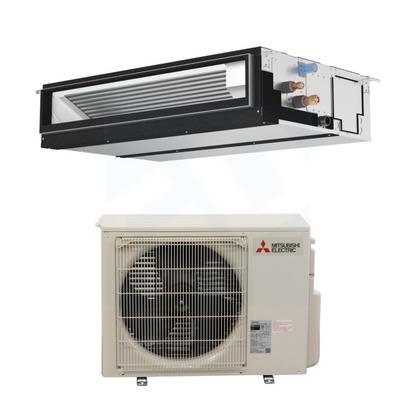 Mitsubishi PEAD-AA24NL & SUZ-AA24NLHZ 24,000 BTU 21.2 SEER2 Horizontal-Ducted Heat Pump System - R454B - PEADAA24NL/SUZAK24NLHZ