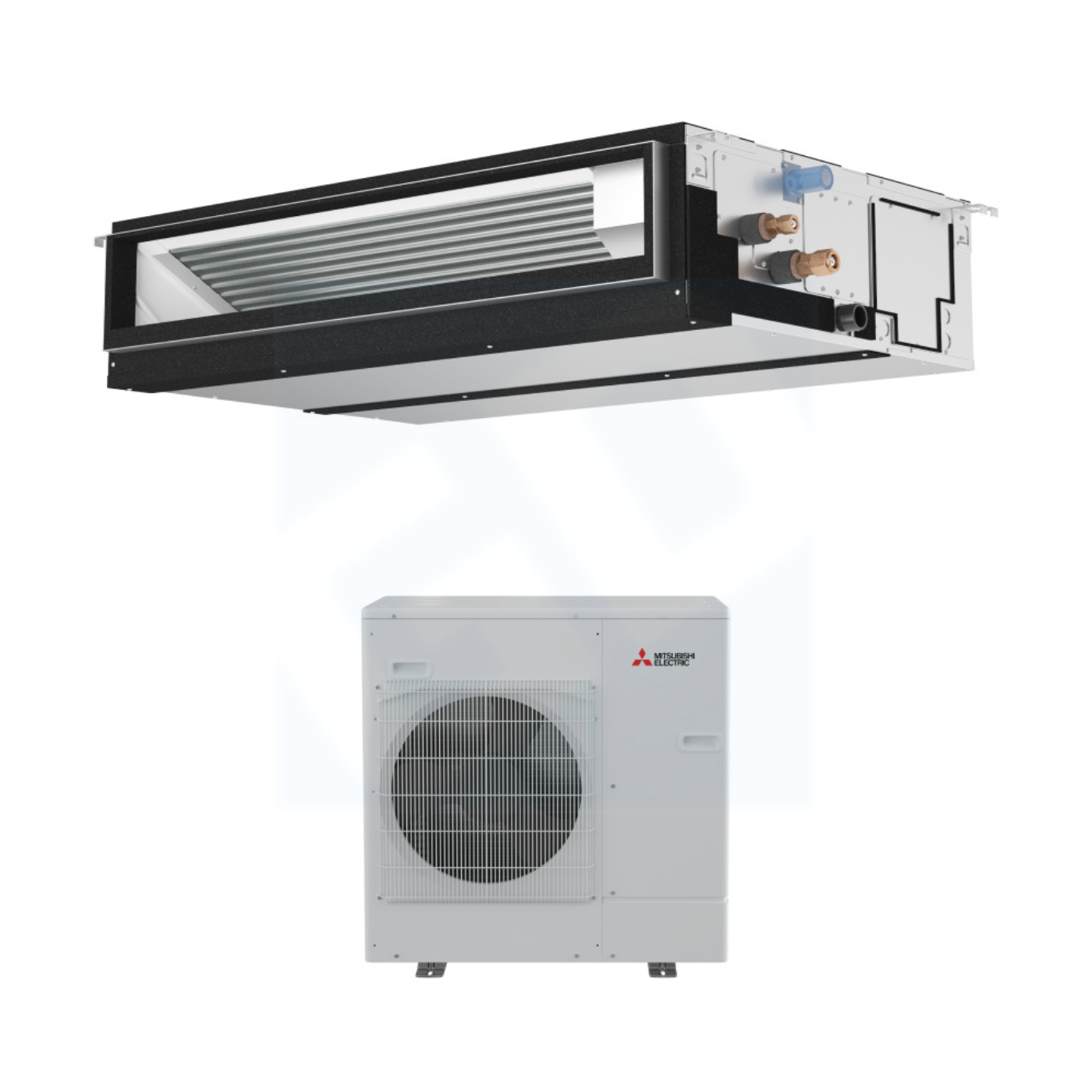 Mitsubishi PEAD-AA42NL & PUY-AK42NL 42,000 BTU 18.7 SEER2 Horizontal-Ducted Cooling Only System - R454B - PEADAA42NL/PUYAK42NL