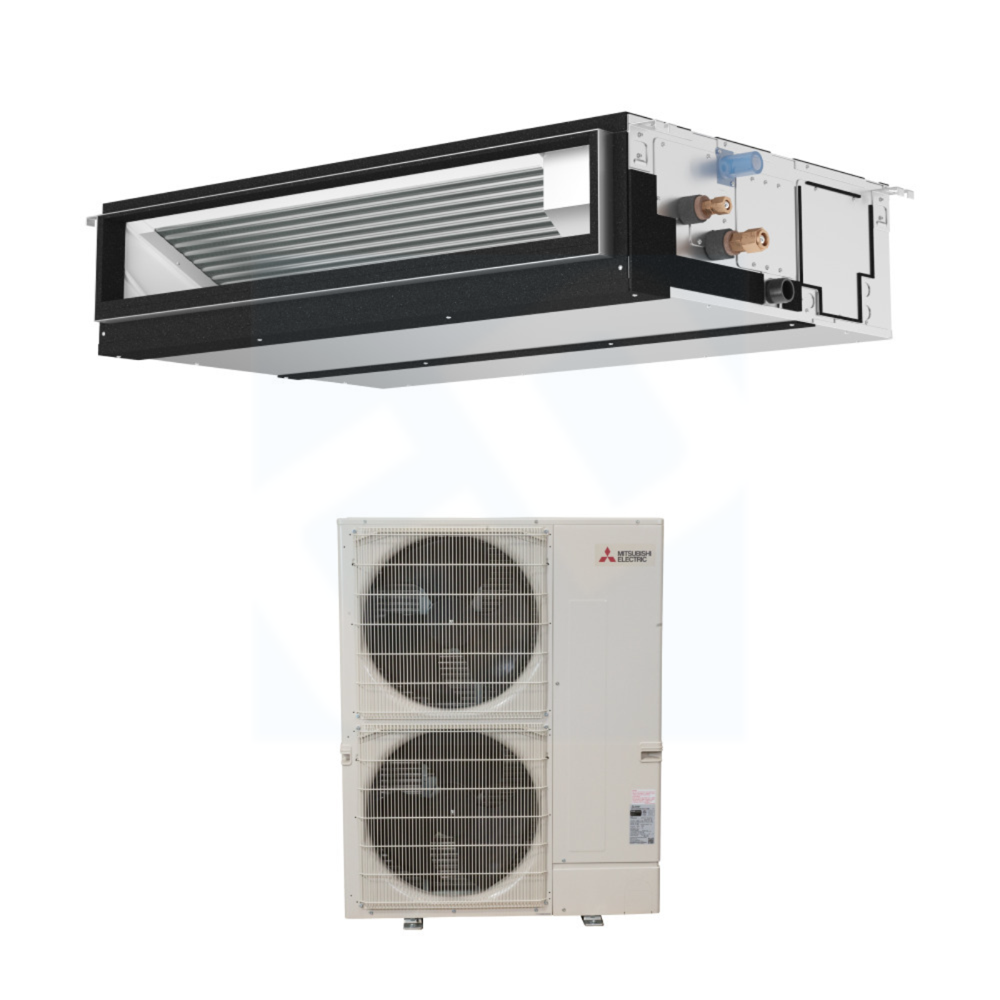 Mitsubishi PEAD-AA42NL & PUZ-AK42NL 42,000 BTU 18.7 SEER2 Horizontal-Ducted Heat Pump System - R454B - PEADAA42NL/PUZAK42NL
