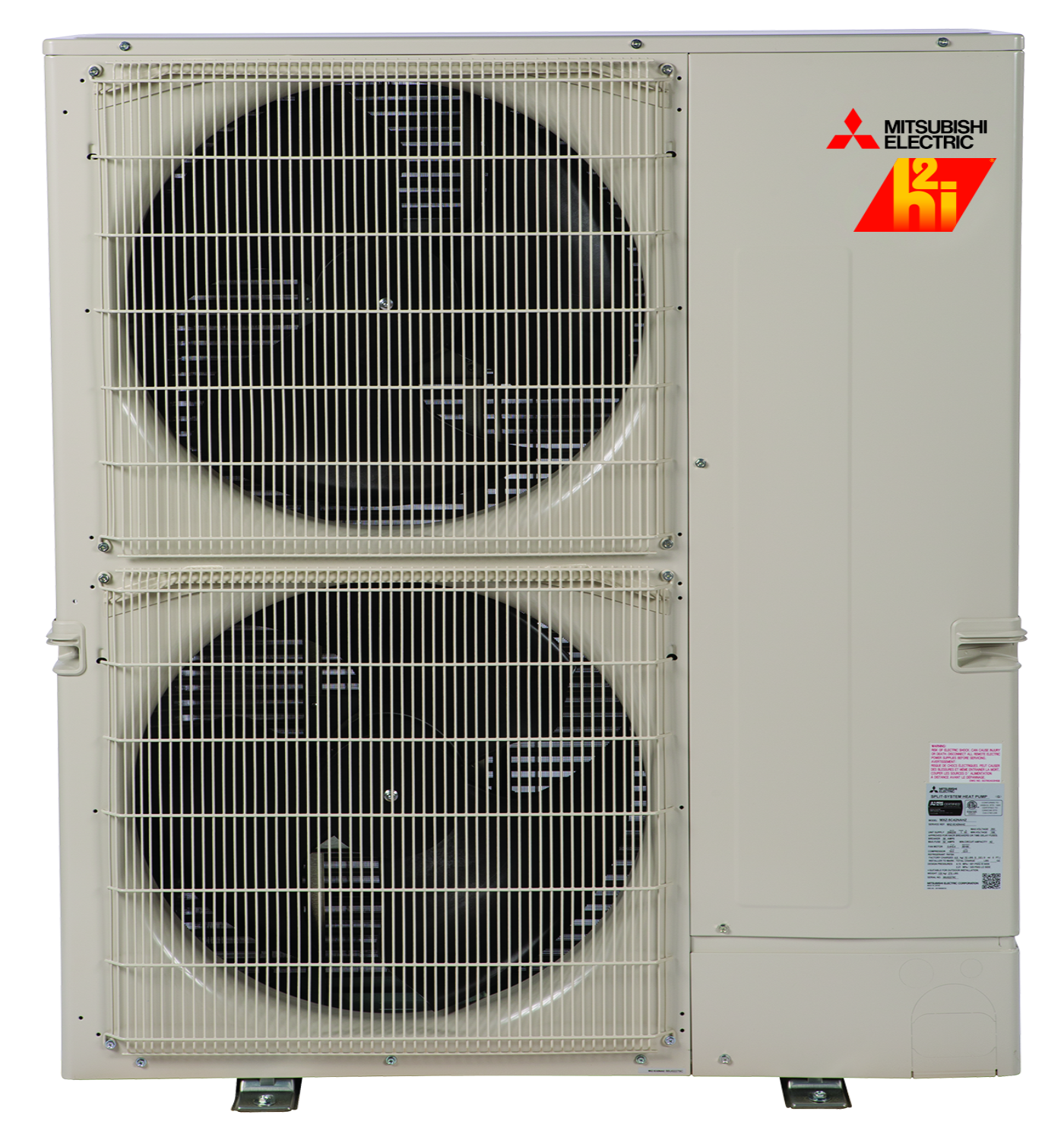 Mitsubishi 42,000 BTU Hyper-Heat Outdoor Heat Pump Unit- PUZ-HA42NKA1 [Grade A Scratch & Dent] - PUZ-HA42NKA1-SD