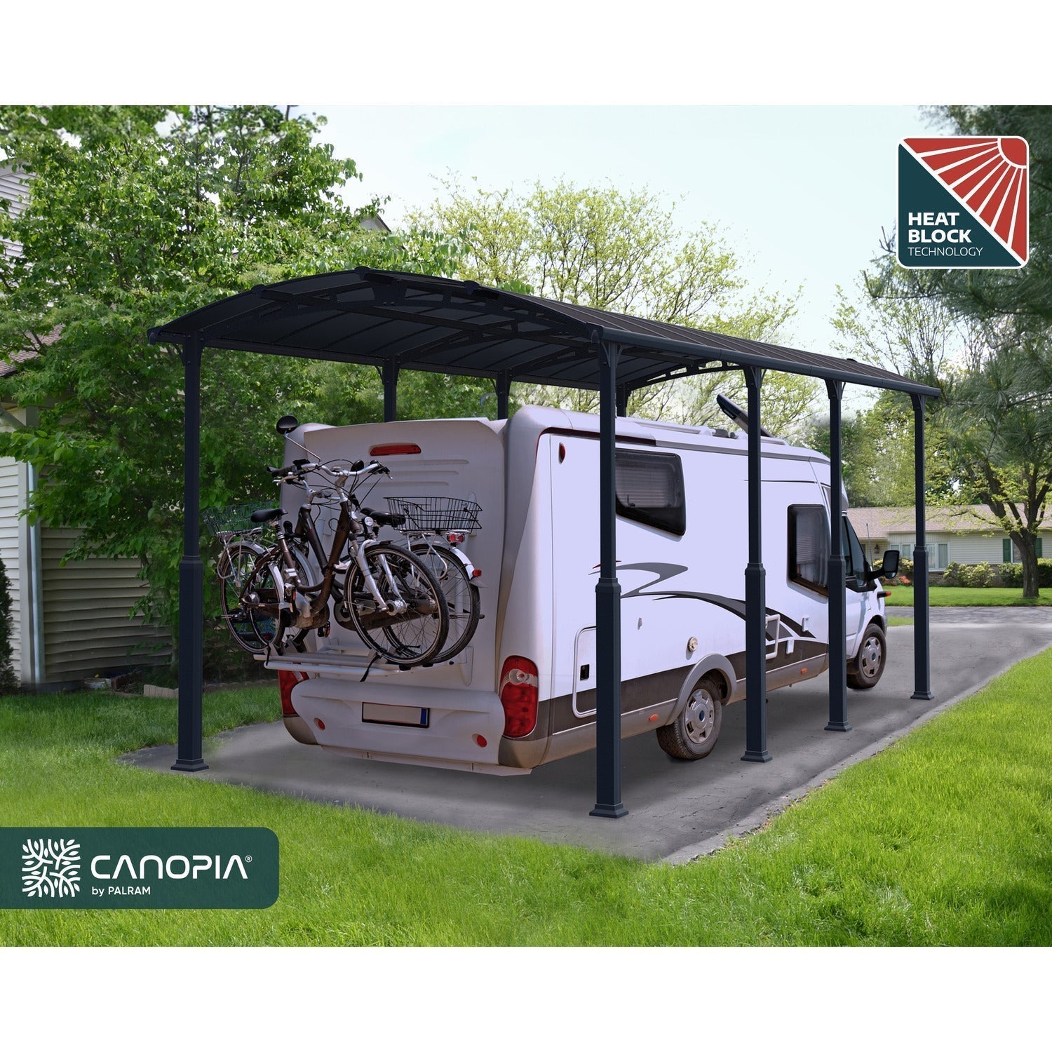 Palram Canopia | Arcadia Alpine RV Carport 12x35x11.5 ft - HG9128