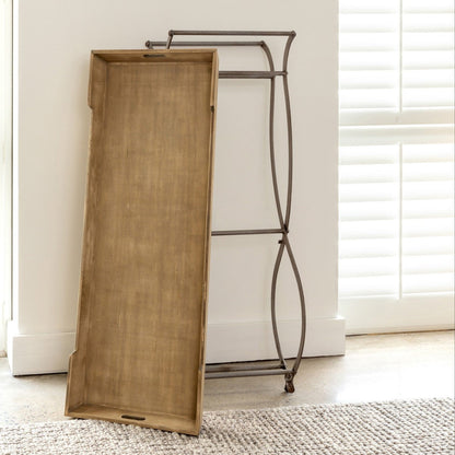 Park Hill Collection Planter's Narrow Console Hallway Wood Entryway Table Storage EFC80303