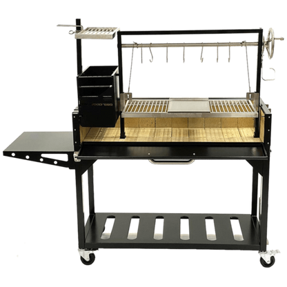 Tagwood BBQ 03 SI Freestanding Santa Maria Argentine Charcoal Grill - BBQ03SI