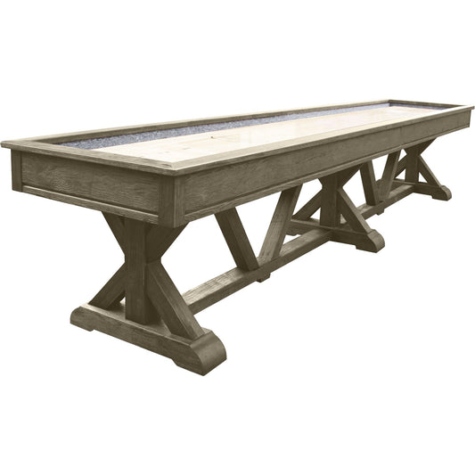 Playcraft Brazos River Pro-Style Shuffleboard Table in Gray - PTBRRBLK08