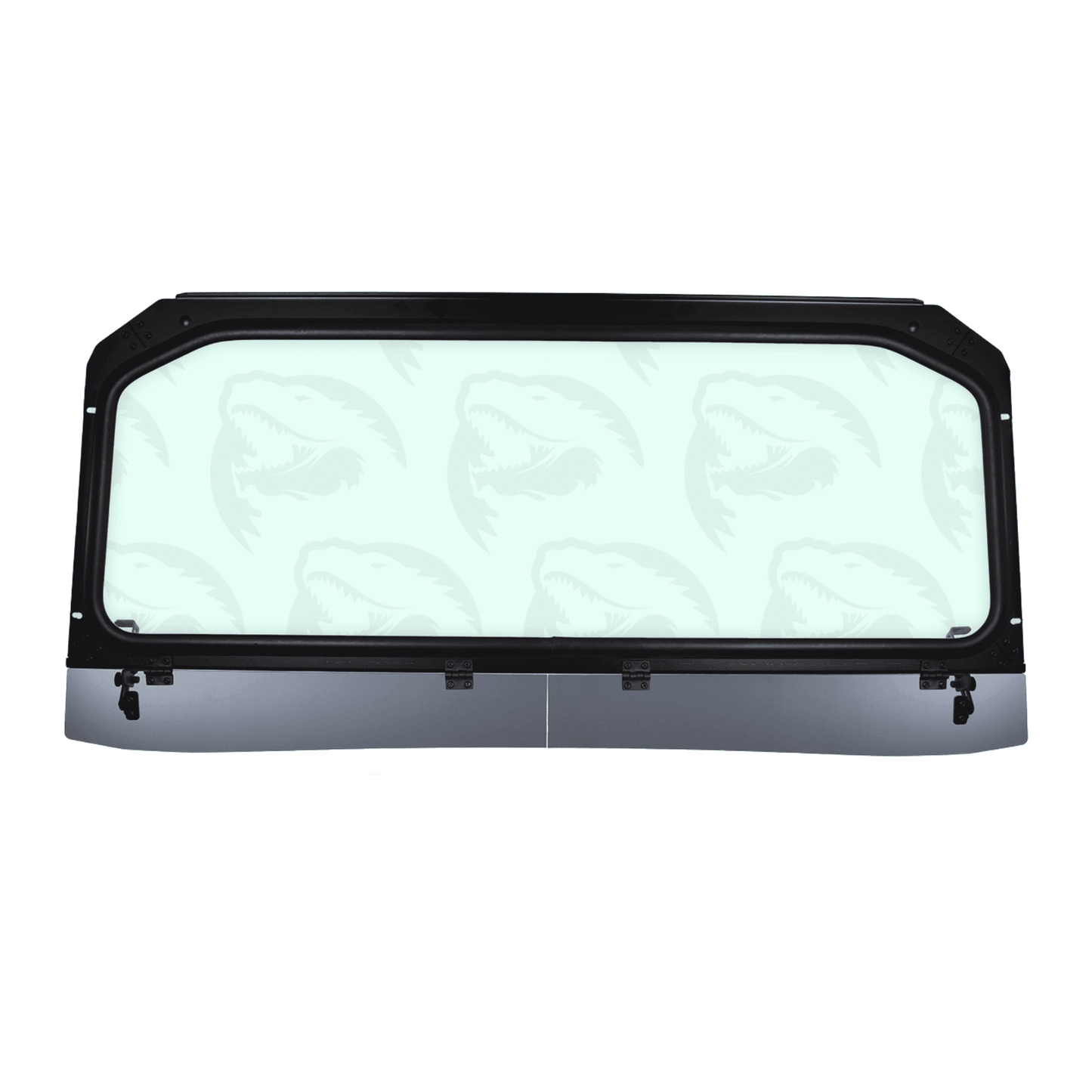 UTVZILLA Polaris General Vented Glass Windshield (2016+) - ZL-GEN-WS-GLS-BLK-N