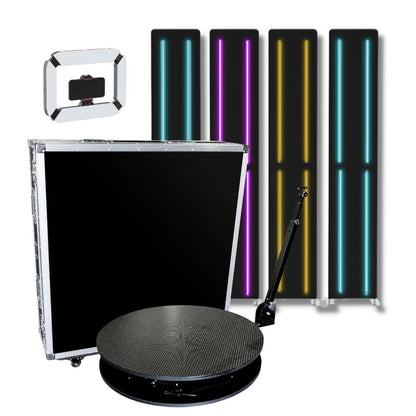 SpinPix360 RevoSpin RA-6 Automatic 360 Photo Booth In Hard Case - 35" Custom Package