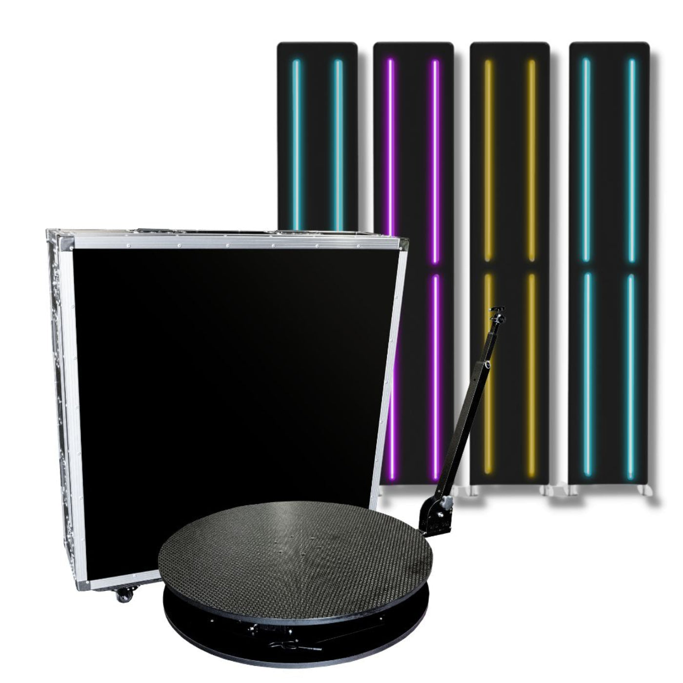 SpinPix360 RevoSpin RA-6 Automatic 360 Photo Booth In Hard Case - 35" Custom Package