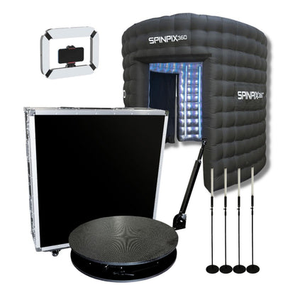 SpinPix360 RevoSpin RA-6 Automatic 360 Photo Booth In Hard Case - 35" Custom Package