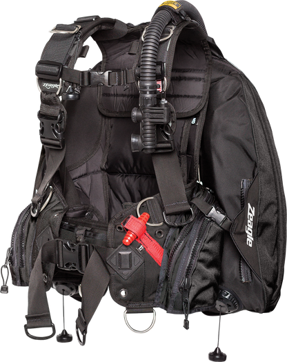 Zeagle Ranger LTD Scuba Diving BC BCD w/ rip Cord System - BCD72 S BLK