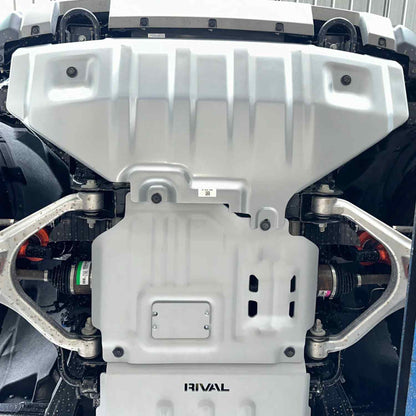 RIVAL Aluminum Engine Skid Plate 2024+ Ford Ranger, Raptor | 2021+ Ford Bronco 2Door 4Door - 2333.1885.1.6