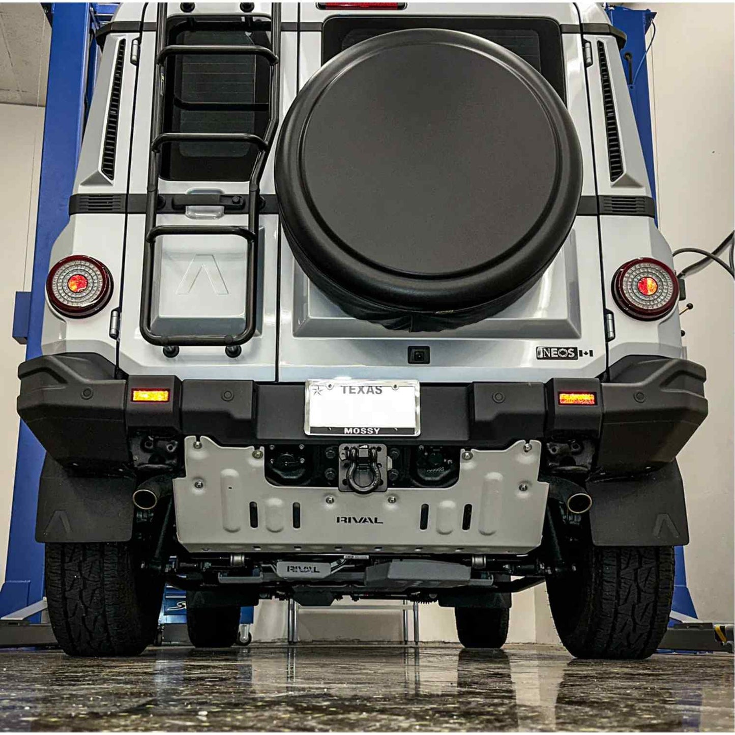 RIVAL Aluminum Exhaust Skid Plate Ineos Grenadier - 2333.4507.1.6