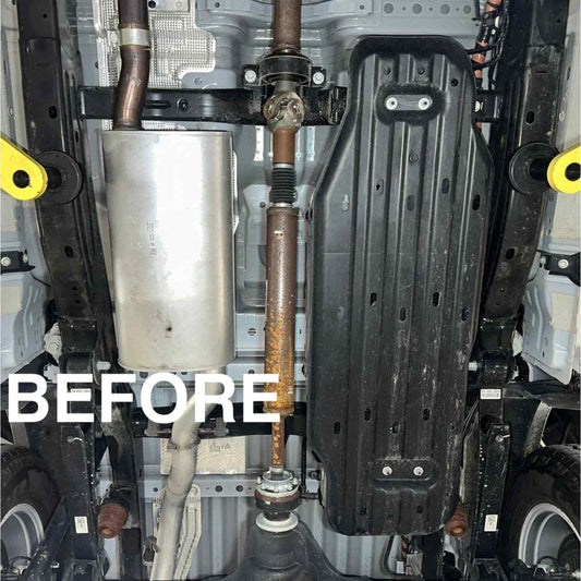 RIVAL Aluminum Gas Tank Skid Plate 2024+ Ford Ranger including FX4 - 2333.1888.1.6