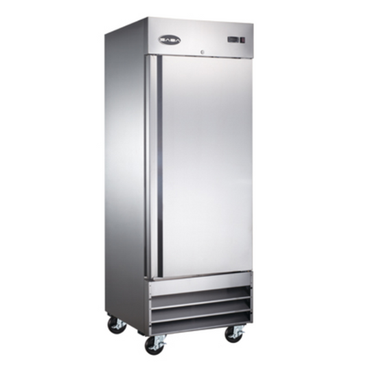 Saba - S-23F, Commercial 1 Solid Door Reach-In Freezer - S-23F