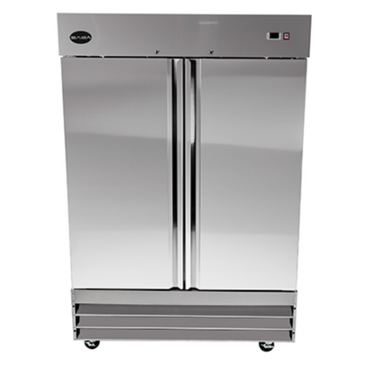 Saba - S-47F, Commercial 2 Solid Door Reach-In Freezer - S-47F