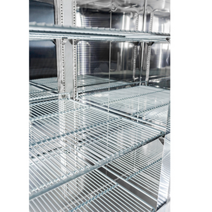 Saba - S-47FG, Commercial 2 Glass Door Reach-In Merchandiser Freezer - S-47FG