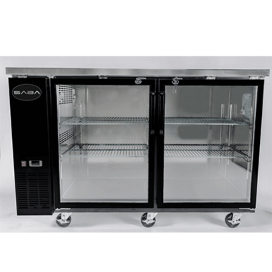 Saba - SBB-24-60G Commercial 60" Back Bar Cooler Refrigerator - SBB-24-60G