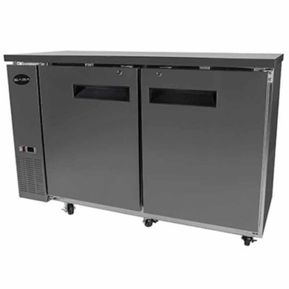 Saba - SBB-24-60SS Commercial 60" Back Bar Cooler Refrigerator - SBB-24-60SS