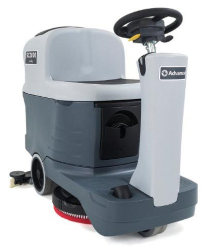 "Advance SC2000 20D Floor Scrubber, 20", 18.5 Gal, Disk, Battery, Ride On - 56384071"