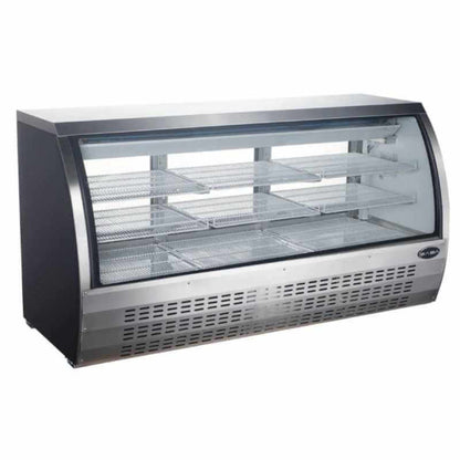 Saba - SCGG-82, Commercial 82" Deli Display Case Refrigerator Showcase 32 cu. ft. - SCGG-82