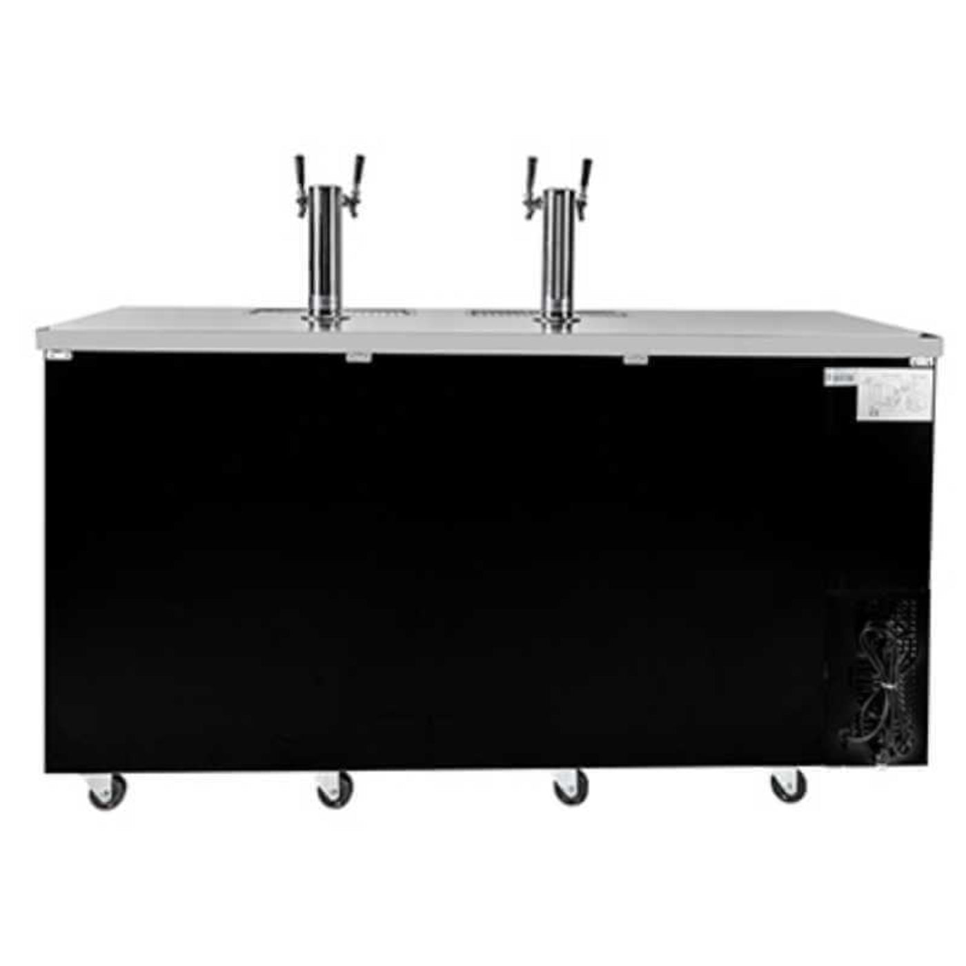 Saba - SDD-27-90 Commercial 90″ Beer Dispenser Refrigerator with (2) Double Tap - SDD-27-90