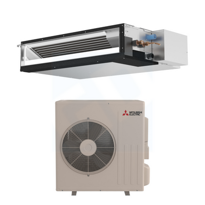 Mitsubishi SEZ-AD18NL & SUZ-AA18NL 18,000 BTU 17 SEER2 Horizontal Ducted Standard System - R454B - SEZAD18NL/SUZAA18NL