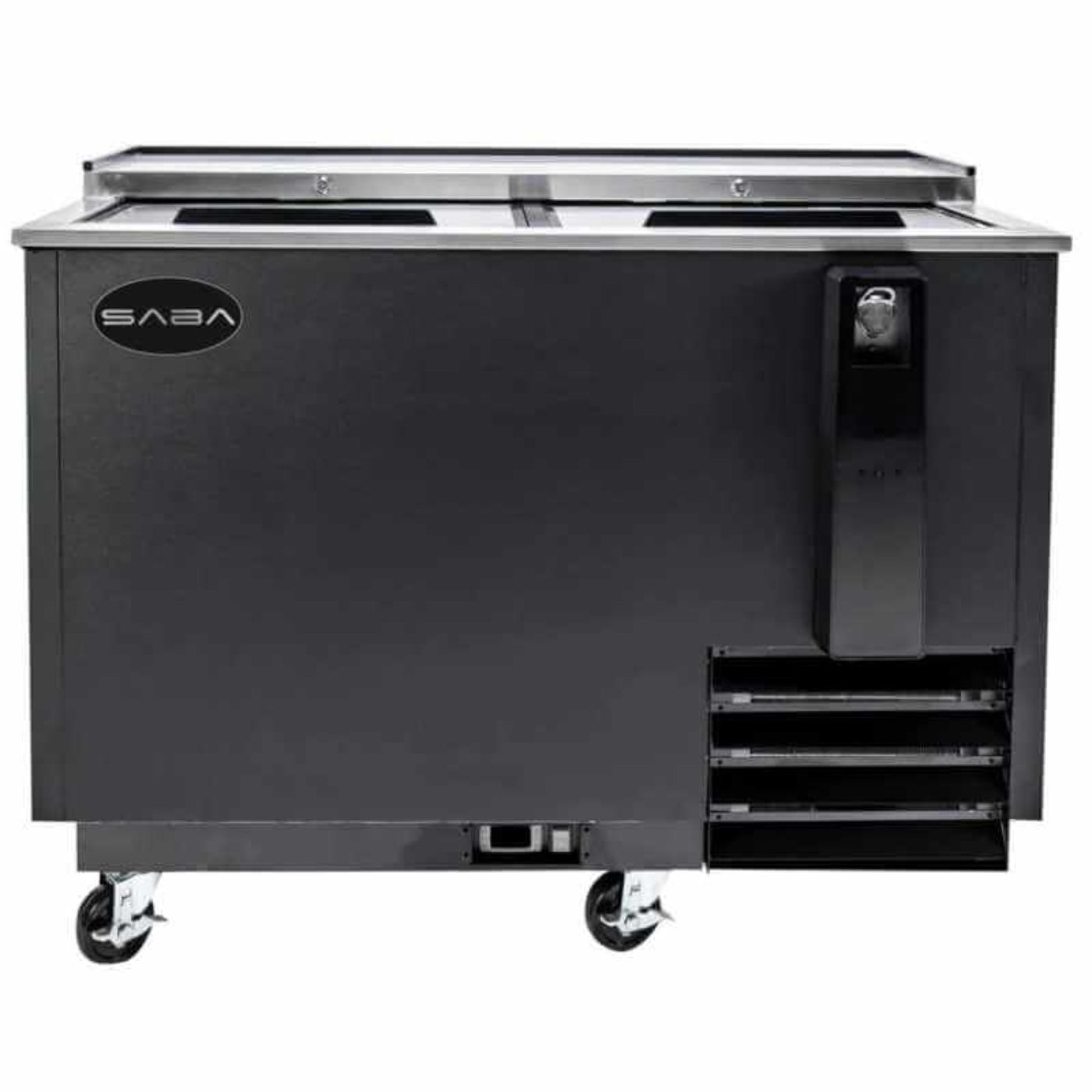 Saba - SBC-50B Commercial 50" Bottle Cooler Refrigerator Horizontal 12.7 cu.ft. - SBC-50B