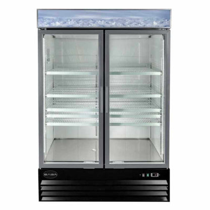 Saba - SM-45F, Commercial 53" 2 Glass Door Merchandiser Freezer - SM-45F