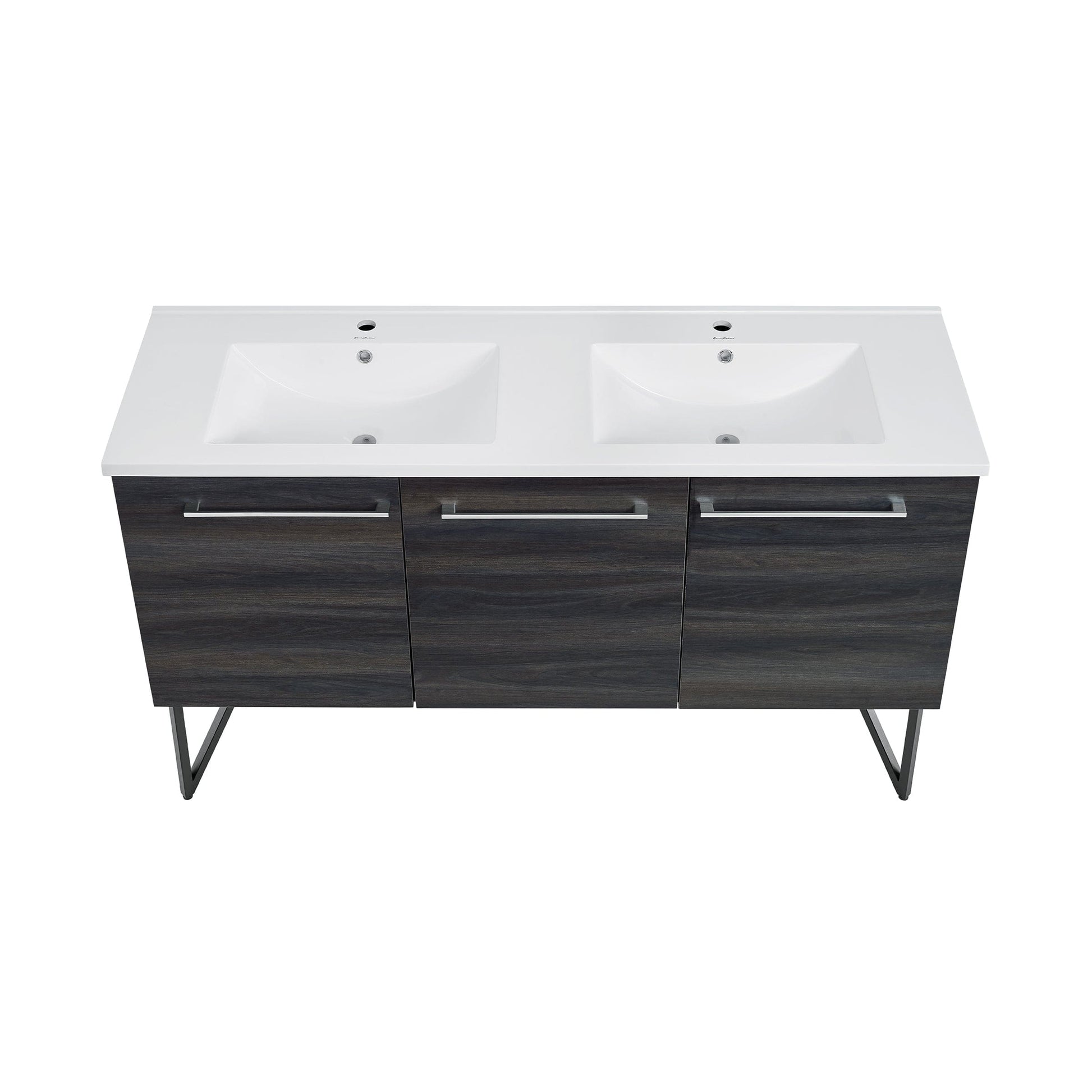 Swiss Madison Annecy 60" Bathroom Vanity in Black Walnut - SM-BV226 - Backyard Provider