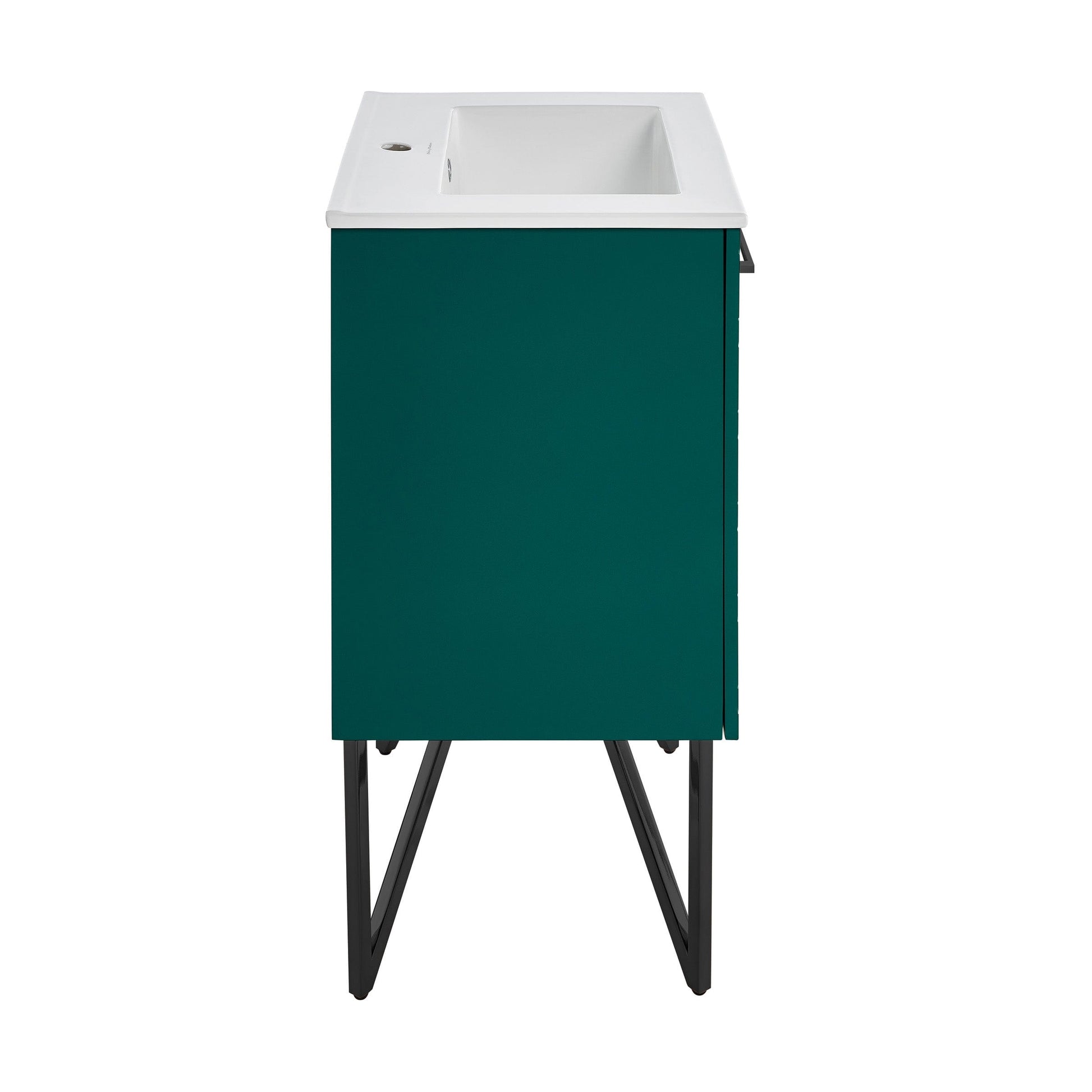 Swiss Madison Annecy 24" Bathroom Vanity in Barracuda Teal - SM-BV253T - Backyard Provider