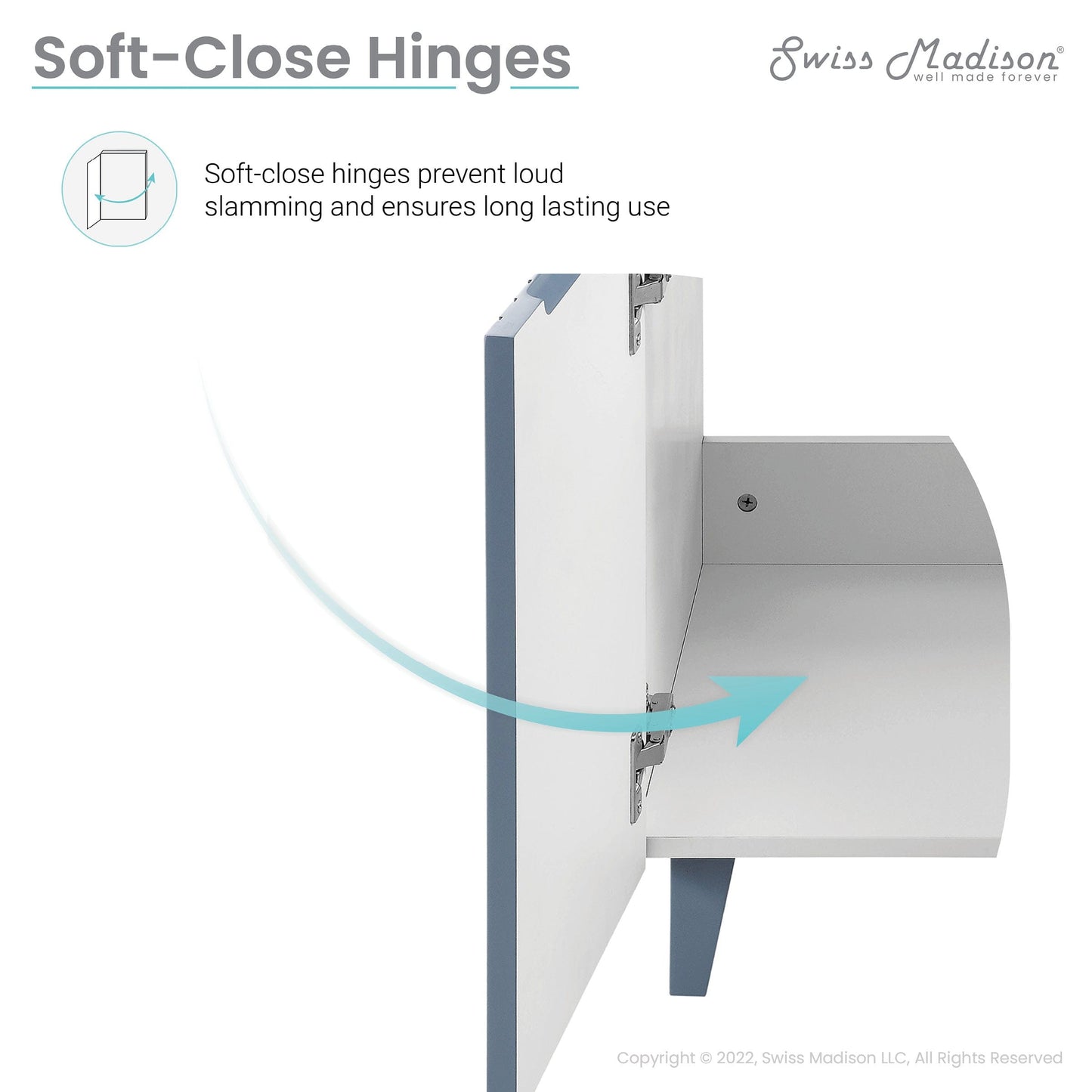 Swiss Madison Bernay 24" Bathroom Vanity in Heather - ﻿﻿SM-BV271H - Backyard Provider