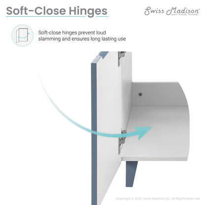 Swiss Madison Bernay 24" Bathroom Vanity in Heather - ﻿﻿SM-BV271H - Backyard Provider