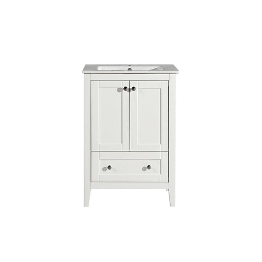 Swiss Madison Cannes 24" Bathroom Vanity in White - SM-BV412 - Backyard Provider