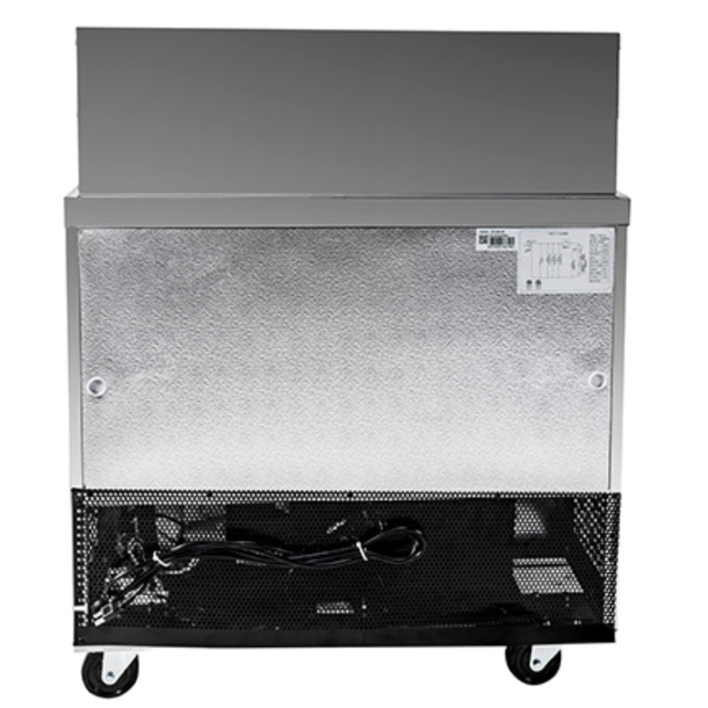 Saba - SPS-36-15M Commercial 36" 15 Pan Salad Sandwich Food Prep Table Refrigerator - SPS-36-15M