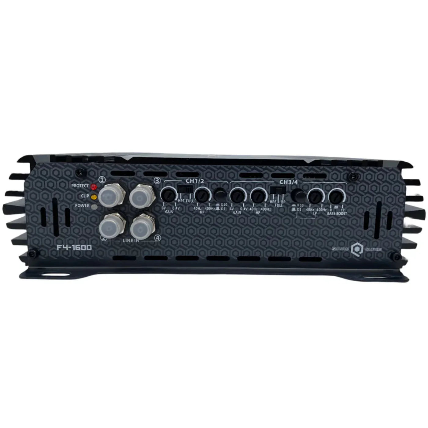 SoundQubed 1600 Watts F4-1600 Full Bridge 4 Channel Amplifier - SQ-F4-1600