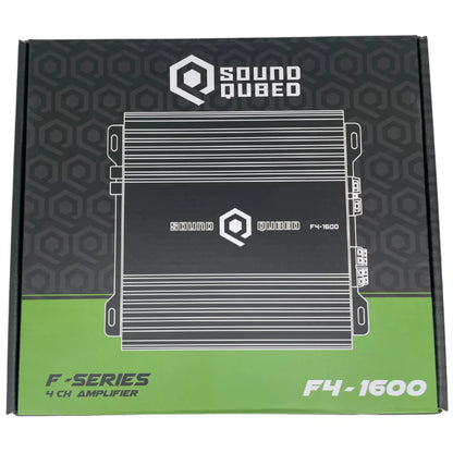 SoundQubed 1600 Watts F4-1600 Full Bridge 4 Channel Amplifier - SQ-F4-1600