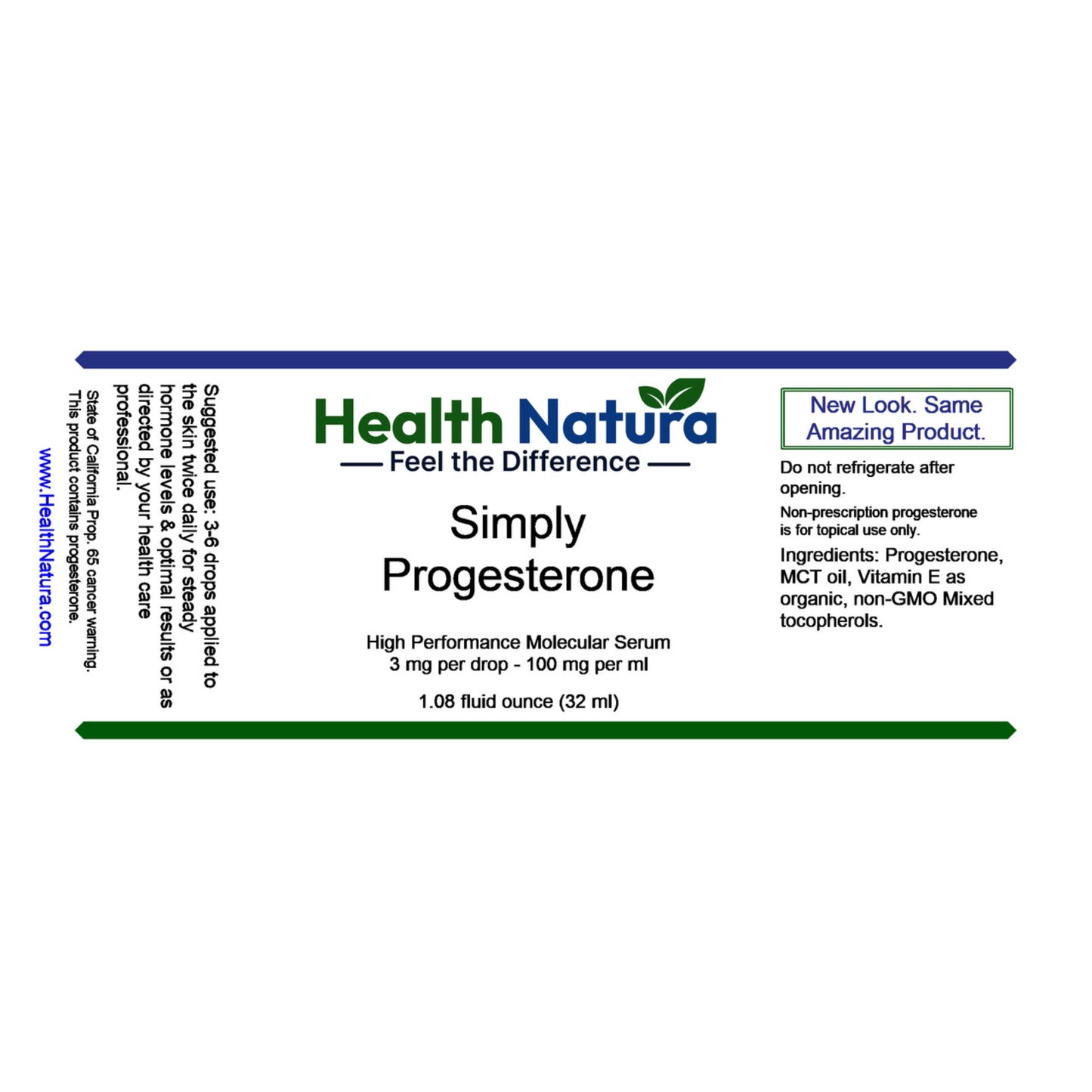 Health Natura Progesterone Serum | 2,700 mg