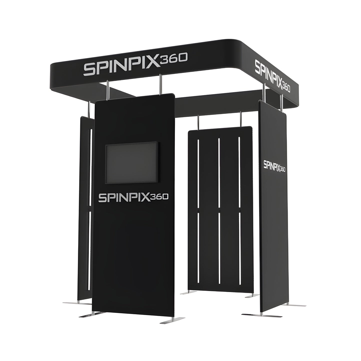 Spinpix360 Square Luxe Led 360 Photo Booth Enclosure - SPB-SLE7