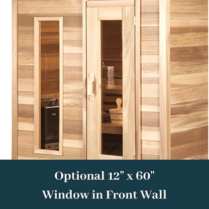 Dundalk LeisureCraft Clear Cedar Indoor Cabin Sauna - LS460