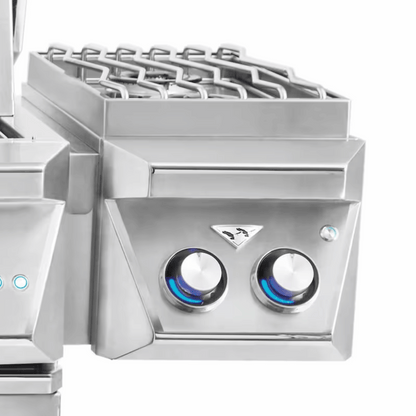 Twin Eagles Cart Mounted Propane Gas Double Side Burner - TESB132F-CL