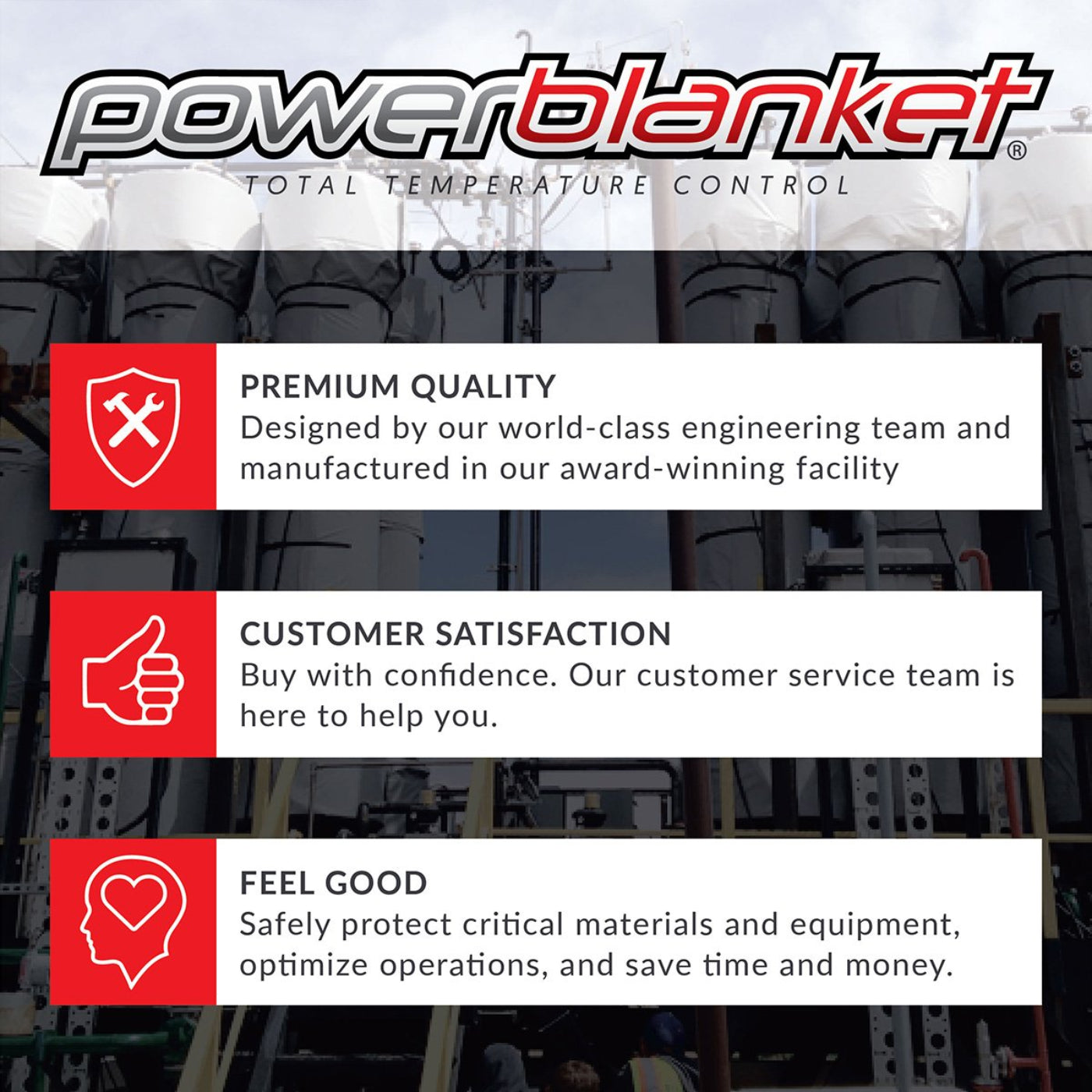 Powerblanket TH330 120 Volt 330 Gallon Adjustable Thermostatic Controller Tote Heater New - TH330