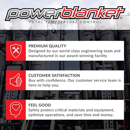 Powerblanket TH330 120 Volt 330 Gallon Adjustable Thermostatic Controller Tote Heater New - TH330
