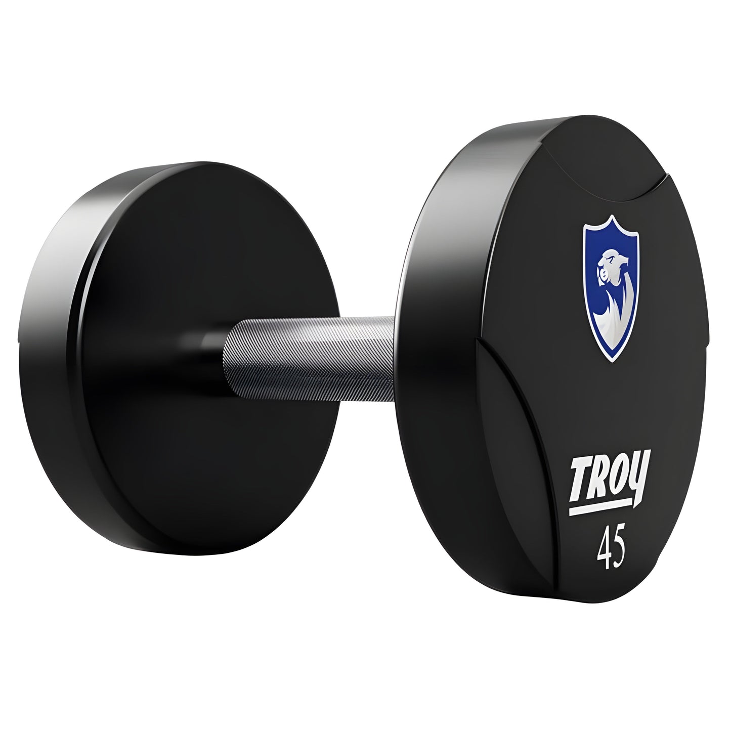 Troy Urethane T-Clog Logo Dumbbell Set - TSD-005-050UTL