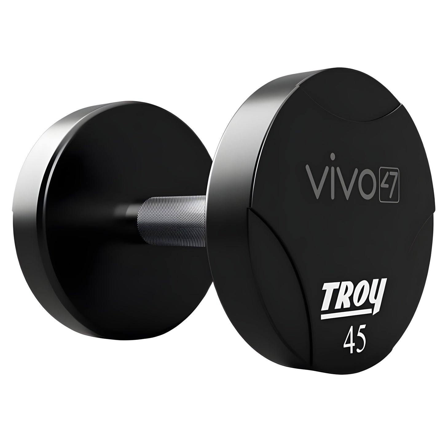Troy Urethane T-Clog Logo Dumbbell Set - TSD-005-050UTL